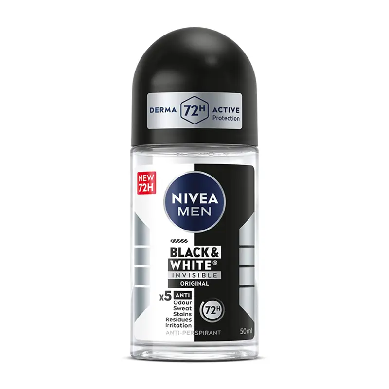 Black & White Original Roll On Men 6 x 50 ml från Nivea | #82245 | Hygienartiklar