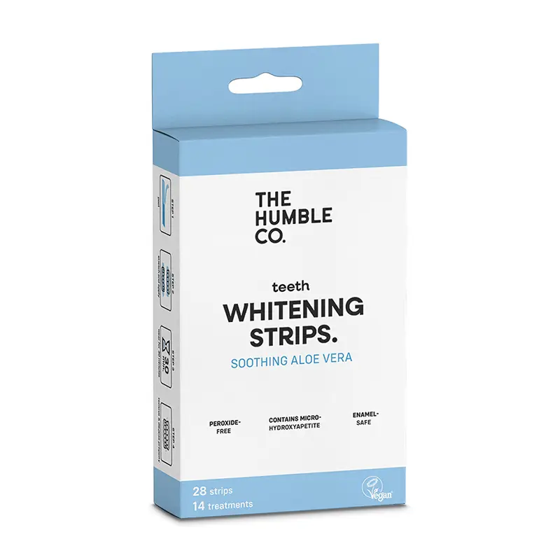 Tandblekningsremsor Mint 6 x 28 st från The Humble Co | #WHST-M28 | Munvård