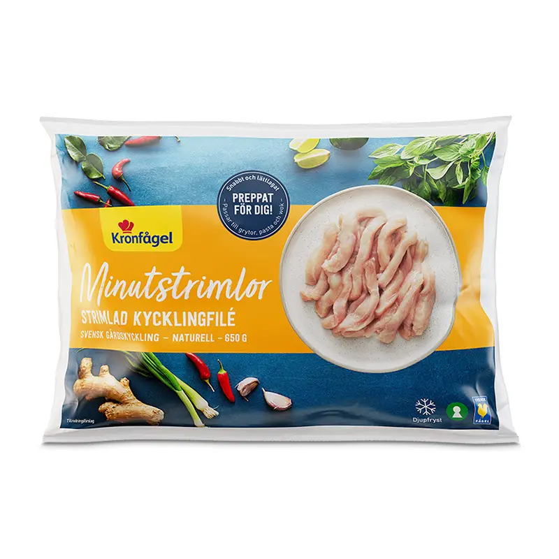 Minutstrimlor 12 x 650 g från Kronfågel | #8135 | Kyckling
