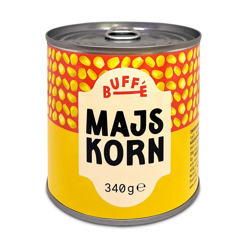 Majskorn 24 x 340 g från Buffe | #101616 | Grönsakskonserv