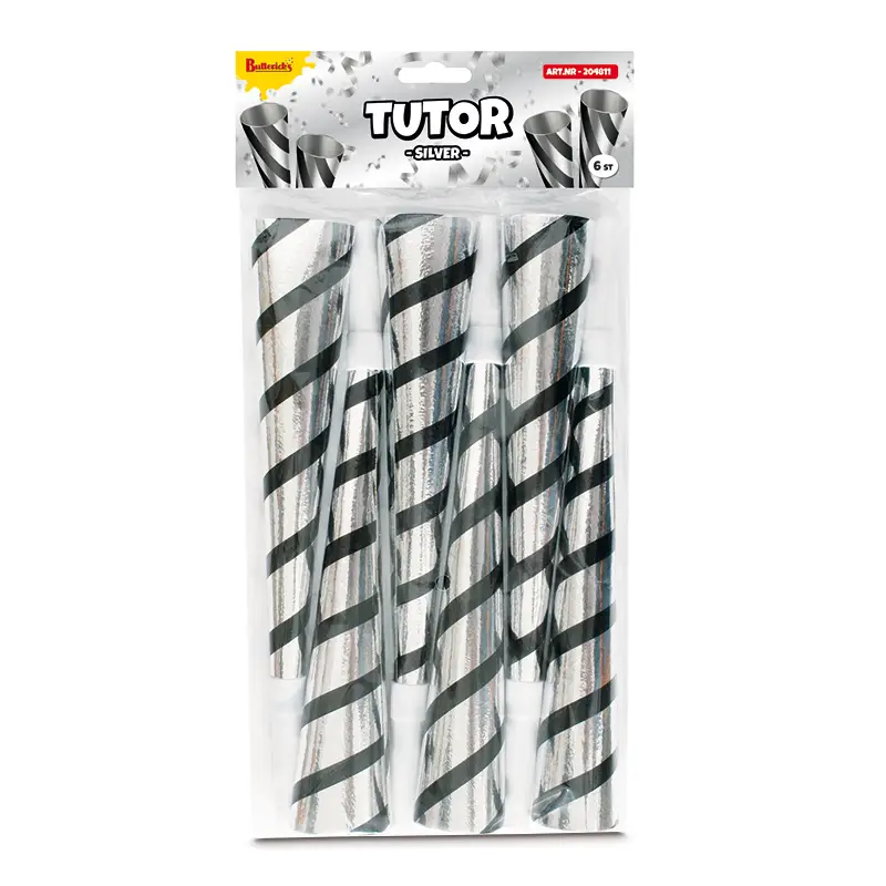 Tutor Silver 6-pack 12 x 6 st från Buttericks | #204811 | Fest & Kalas