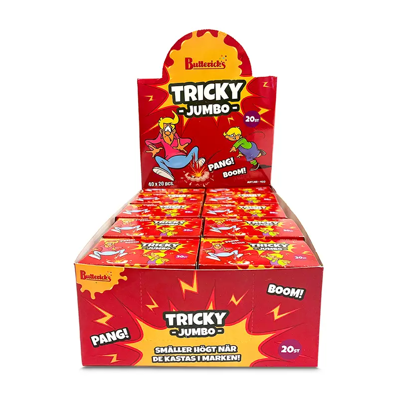 Tricky Jumbo 40 x 20 st från Buttericks | #403 | Leksaker