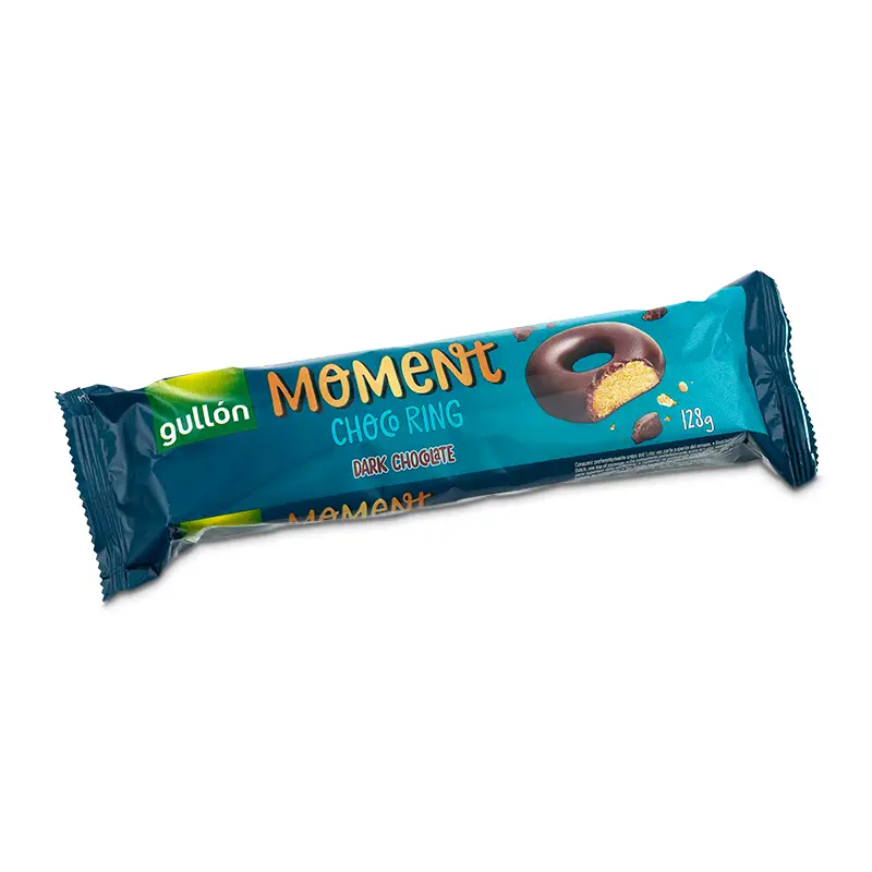 Moment Dark Choco Ring 18 x 128 g från Gullon | #221438 | Kakor & Söta kex