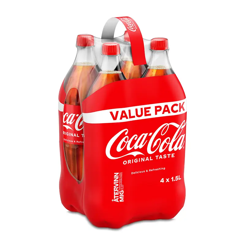 Coca-Cola 4-pack 4 x 1.5 l från Coca Cola | #2059 | Läsk & Soda