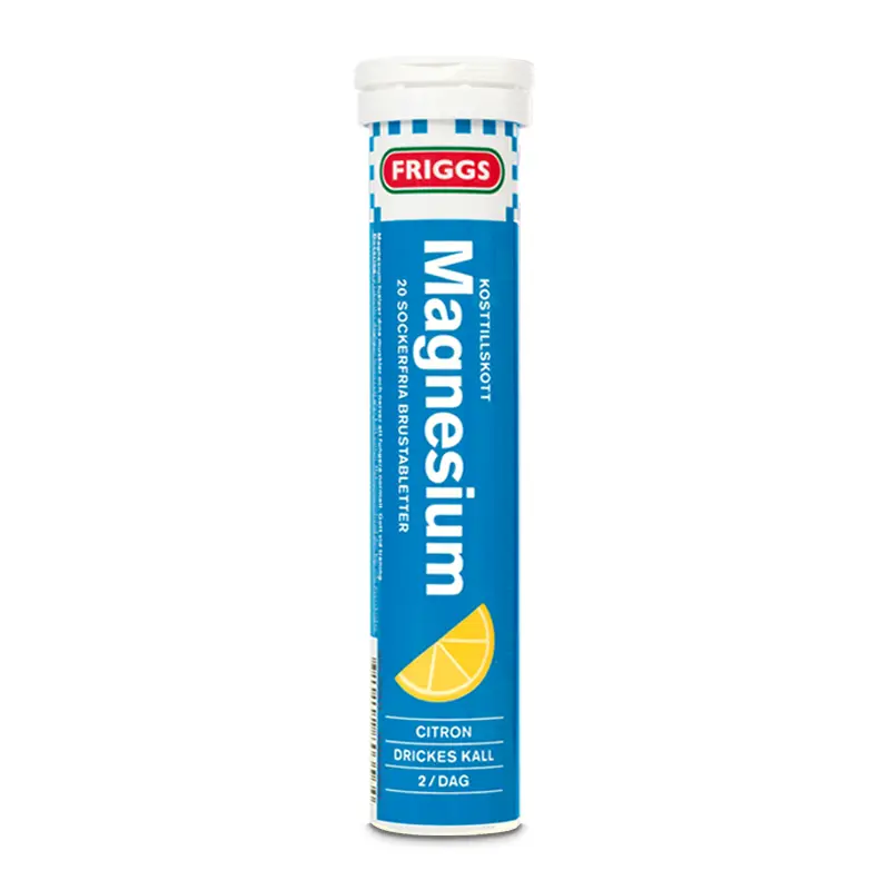 Magnesium Citron 12 x 20 st från Friggs | #1280356 | Vitaminer & Mineraler