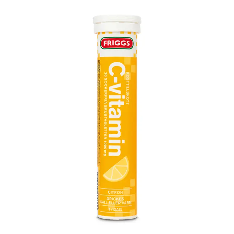 C-Vitamin Citron 12 x 20 st från Friggs | #1280073 | Vitaminer & Mineraler