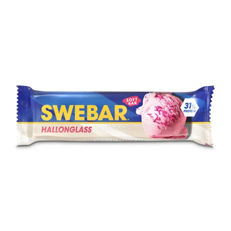 Proteinbar Hallonglass 15 x 55 g från Swebar | #1003122 | Bars