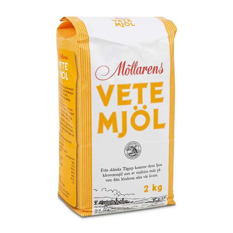 Vetemjöl 6 x 2 kg från Möllarens | #1060 | Bakprodukter