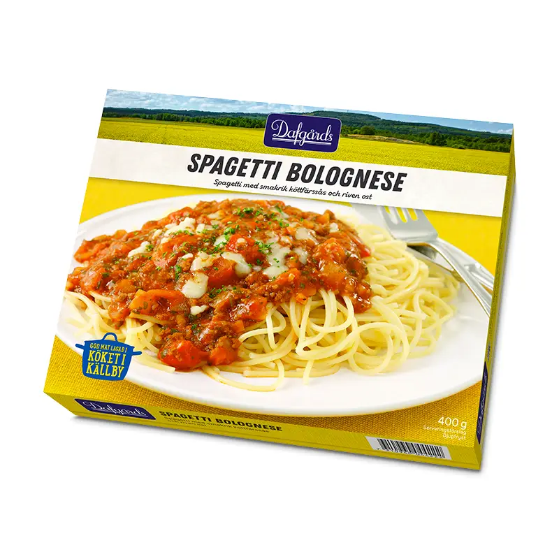 Spagetti Bolognese 6 x 400 g från Dafgårds | #4422 | Färdiglagade måltider