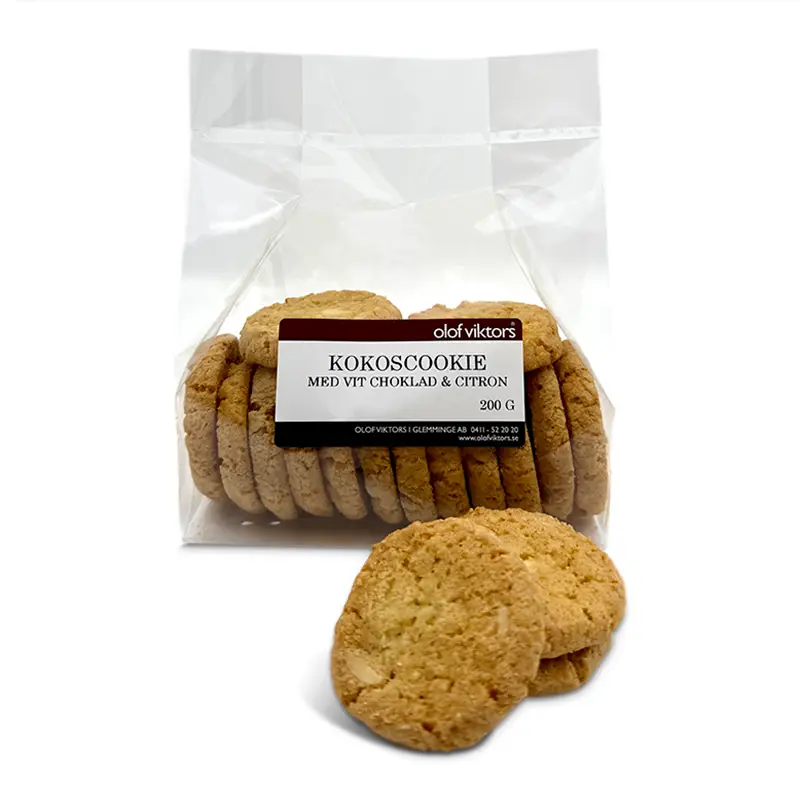 Kokoscookie 20 x 200 g från Olof Viktors | #3030 | Kakor & Söta kex