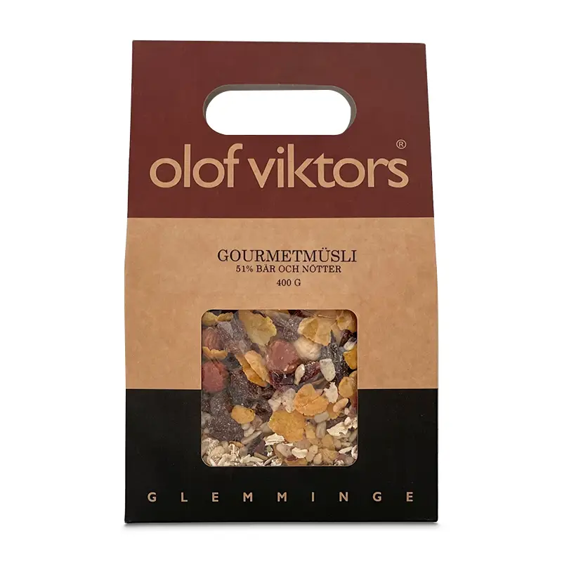 Gourmetmüsli 10 x 400 g från Olof Viktors | #81111 | Müsli