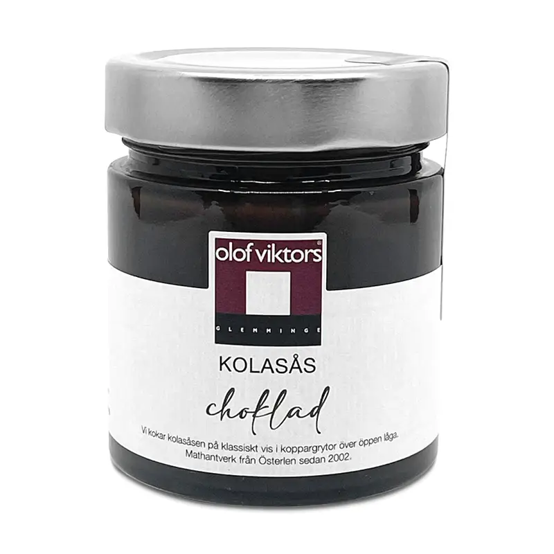 Kolasås Choklad 12 x 235 g från Olof Viktors | #7112 | Glassås & Strössel