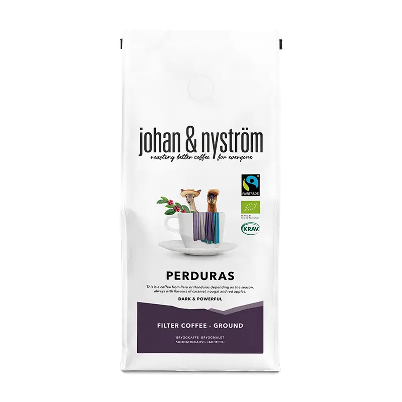 Perduras Bryggmalet Kaffe 12 x 500 g från johan & nyström | #KBFTO500M | Kaffe