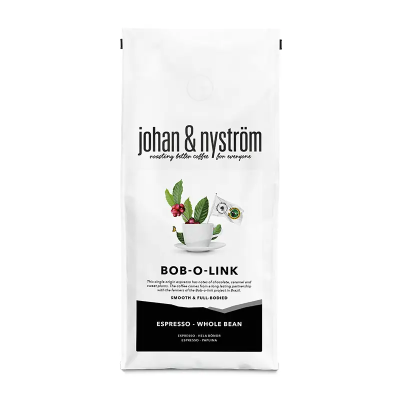 Bob-o-Link Espressobönor 12 x 500 g från johan & nyström | #KE20 | Kaffe