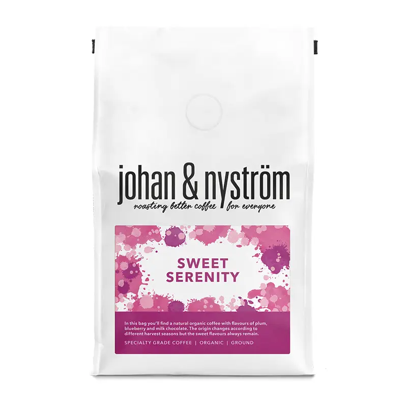 Sweet Serenity Bryggmalet Kaffe 24 x 250 g från johan & nyström | #FLAVOURS2M | Kaffe