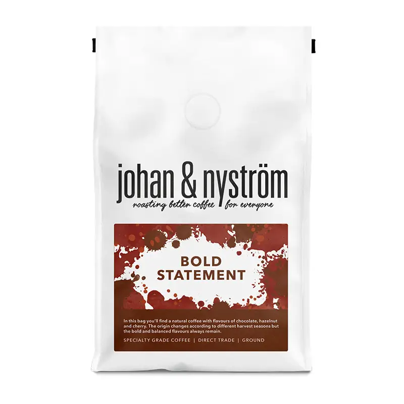 Bold Statement Bryggmalet Kaffe 24 x 250 g från johan & nyström | #FLAVOURS3M | Kaffe