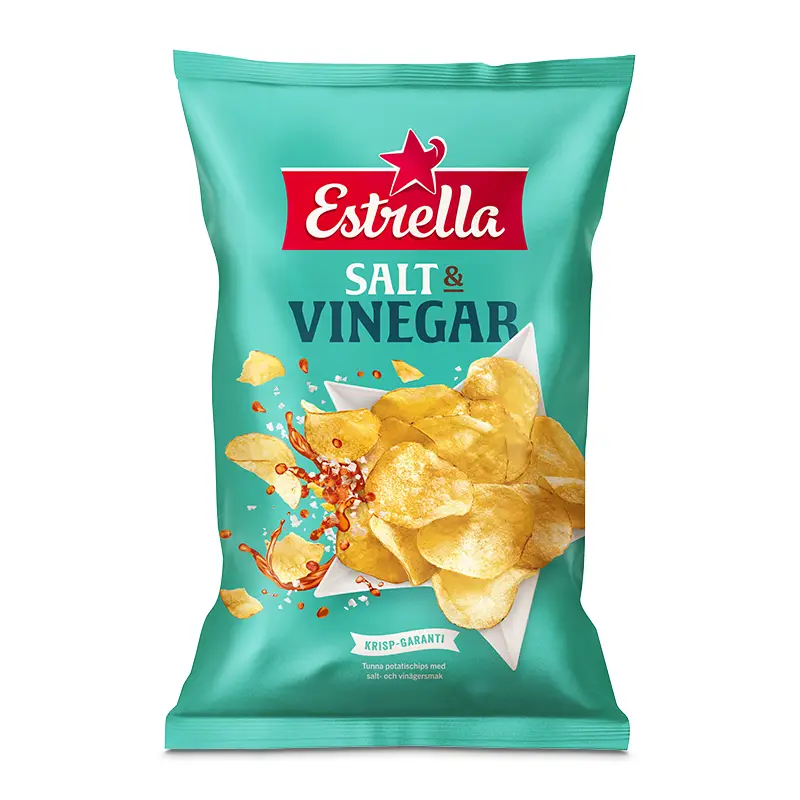 Salt & Vinegar Chips 21 x 175 g från Estrella | #10001853 | Chips