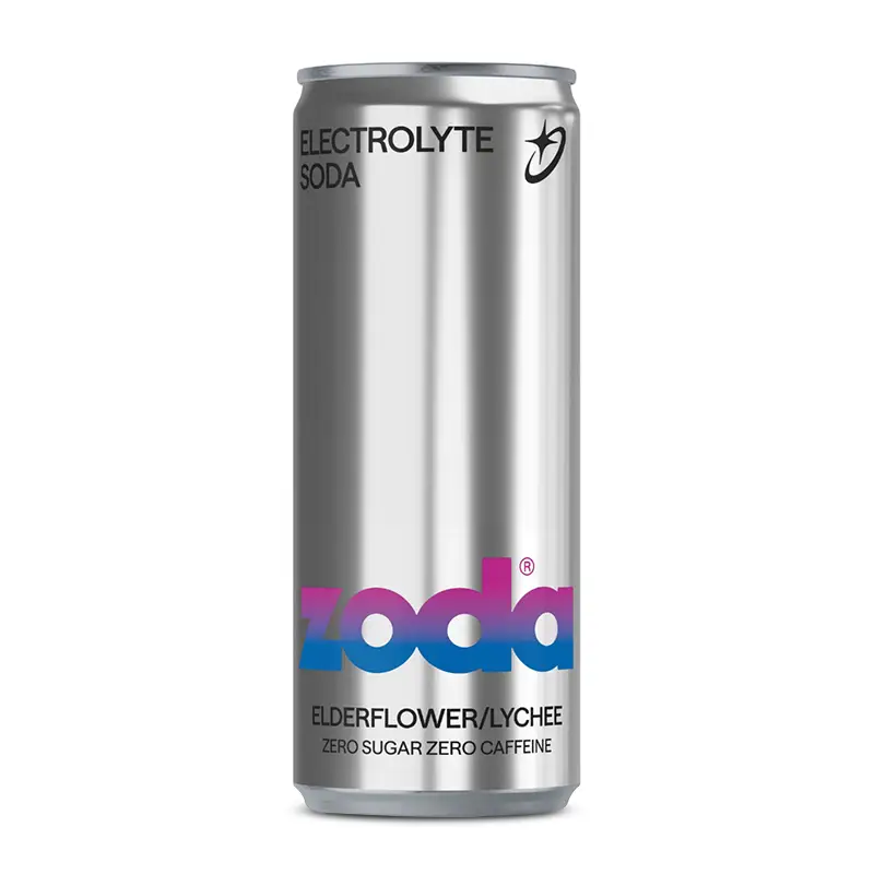 Elderflower/Lychee 24 x 33 cl från Zoda | #5 | Läsk & Soda