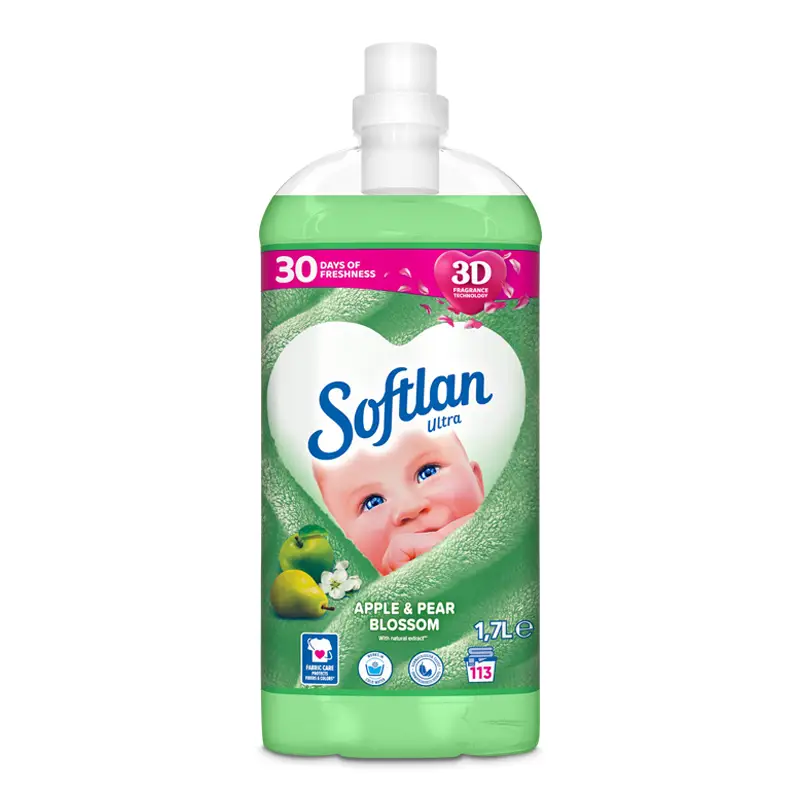 Sköljmedel Apple and Pear Blossom 8 x 1.7 l från Softlan | #61037525 | Sköljmedel