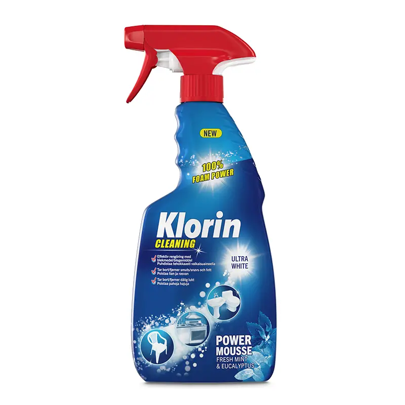 Klorin Rengöringsspray Cleaning Power Mousse 12 x 500 ml från Klorin | #61040667 | Rengöringsmedel