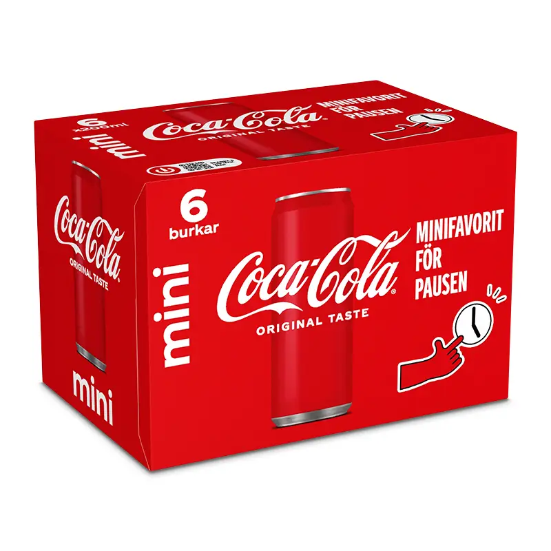 Coca-Cola Mini 6-pack 4 x 6 st från Coca Cola | #644869 | Läsk & Soda
