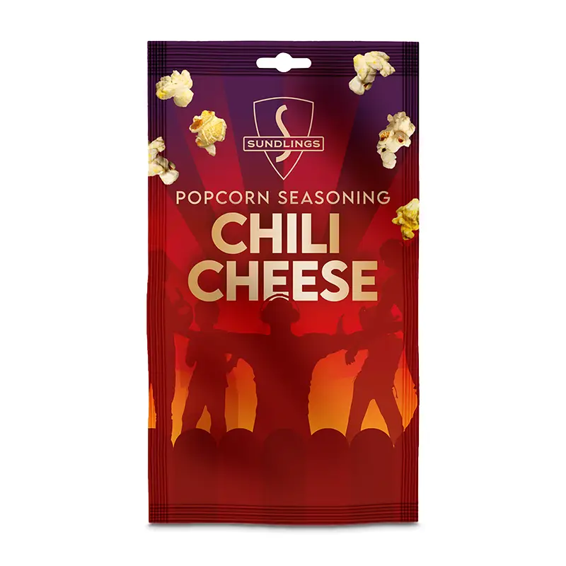 Chili Cheese Popcornkrydda 16 x 26 g från Sundlings | #12009 | Popcorn