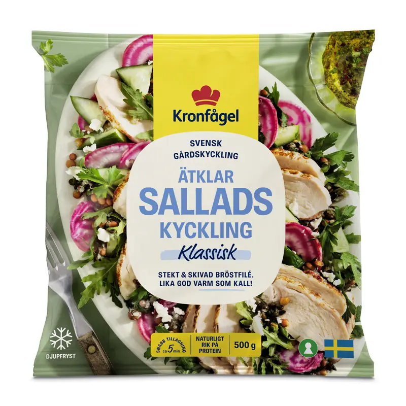 Ätklar Salladskyckling Classic 6 x 500 g från Kronfågel | #4032 | Kyckling