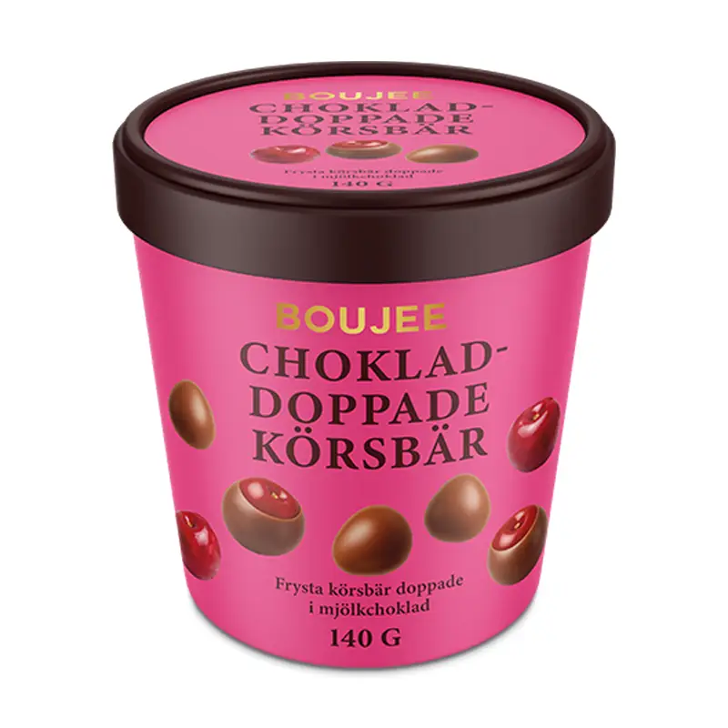 Chokladdoppade Körsbär 16 x 140 g från Boujee | #43039 | Bär