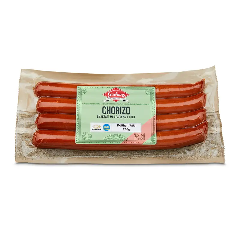Chorizo Smal 12 x 240 g från Gudruns | #4109 | Korv