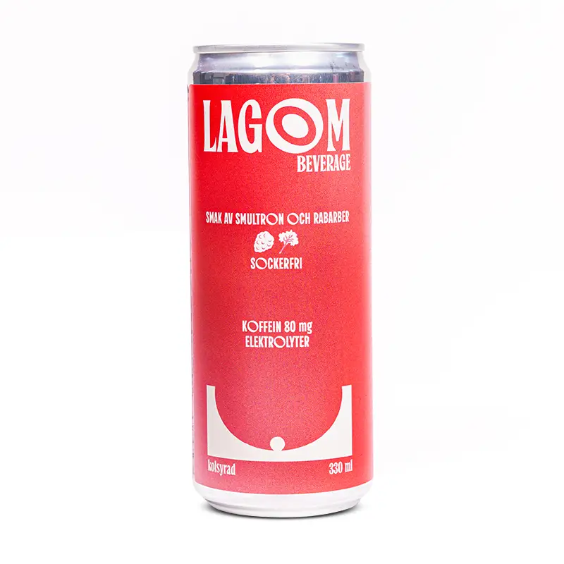 Lagom Beverage Smultron 24 x 33 cl från Lagom Beverage | #103 | Energidrycker