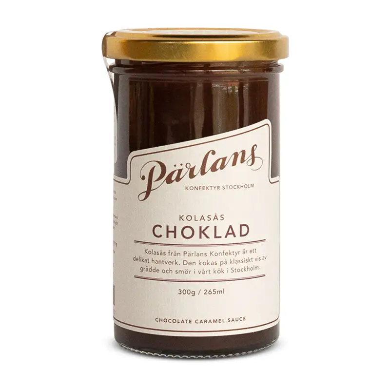 Kolasås Choklad 6 x 300 g från Pärlans Konfektyr | #201 | Glassås & Strössel