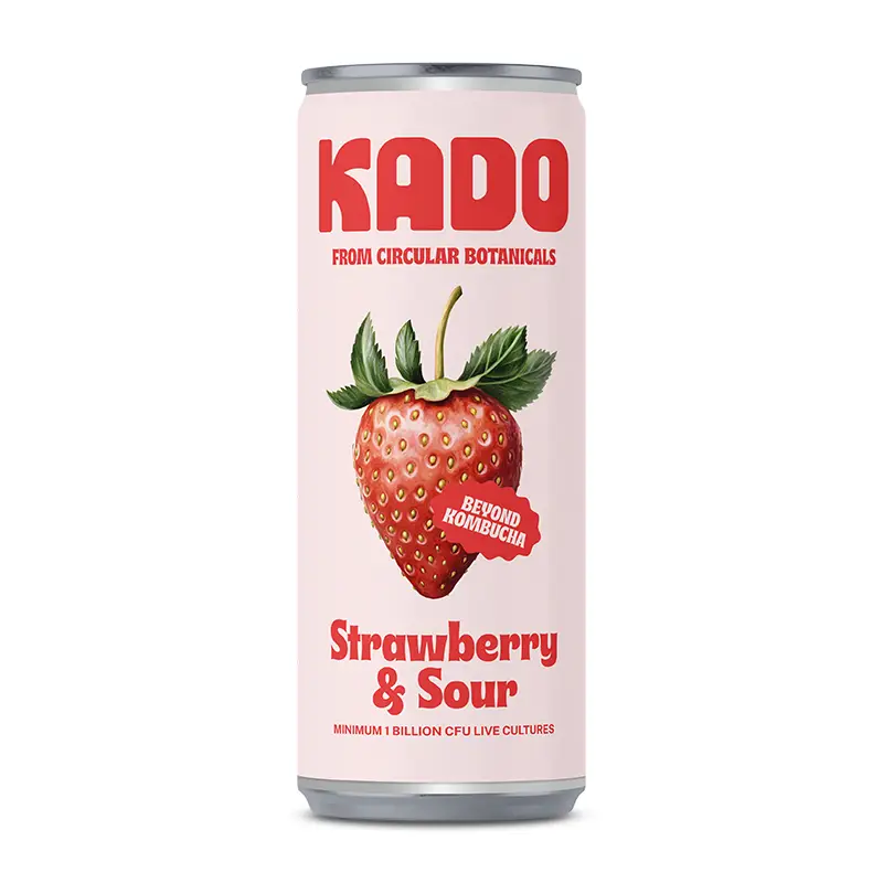 Strawberry & Sour 24 x 25 cl från Kado | #2 | Läsk & Soda