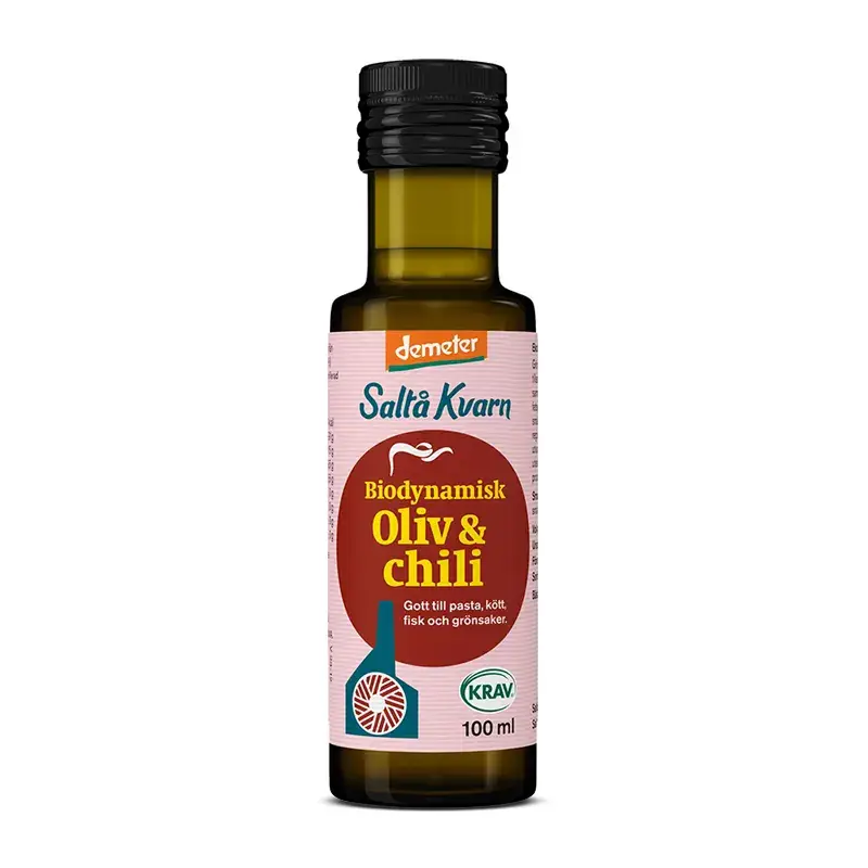 Olivolja Chili 9 x 100 ml från Saltå Kvarn | #5329 | Olja