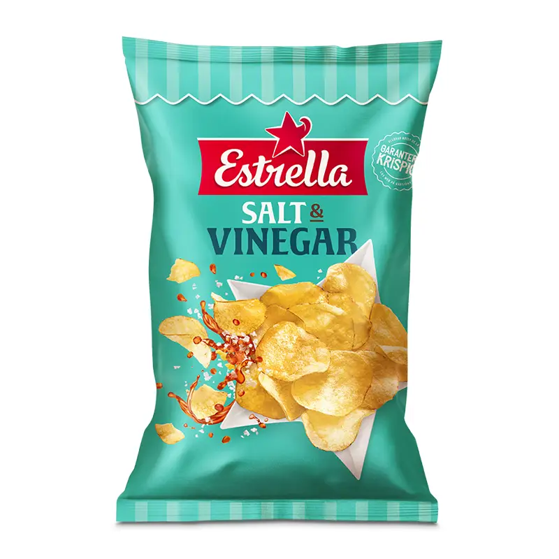 Chips Salt & Vinegar 20 x 160 g från Estrella | #10002295 | Chips