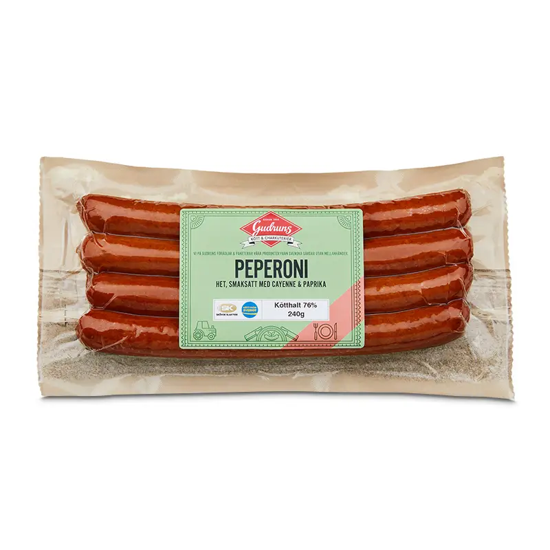 Peperoni 12 x 240 g från Gudruns | #4158 | Korv