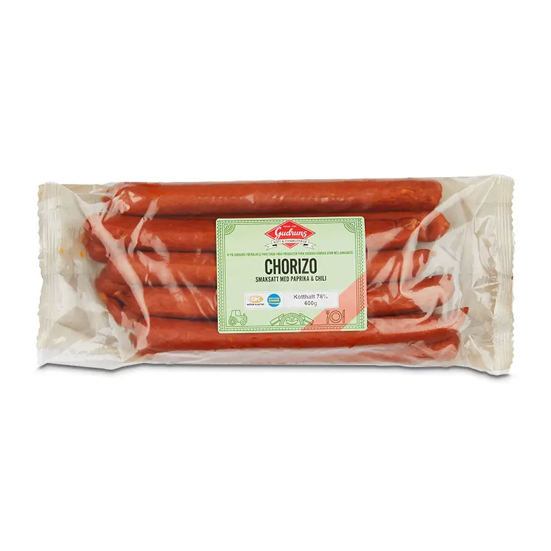 Chorizo Smal 10 x 600 g från Gudruns | #4196 | Korv