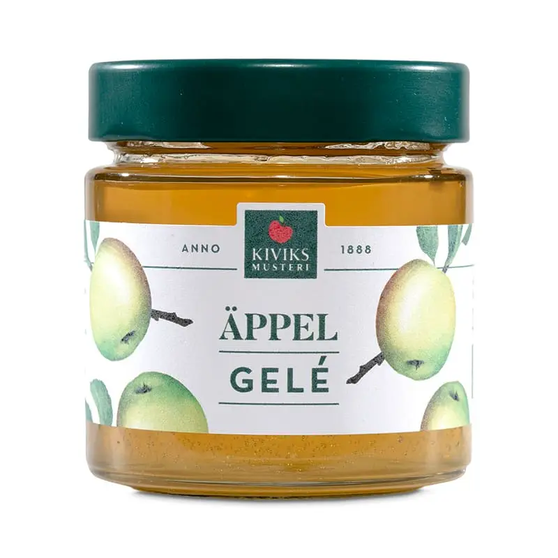 Äppelgele 10 x 220 g från Kiviks Musteri | #41990 | Sylt, Mos, Marmelad & Gelé