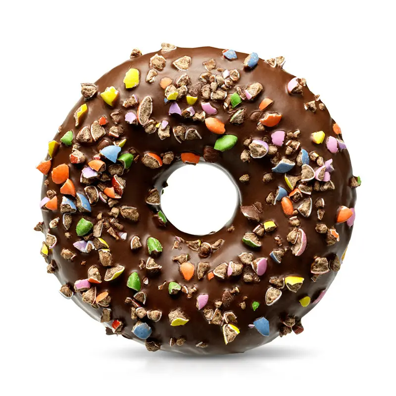Donut Chrushed Candy Dark 48 x 56 g från DNWBH | #4251255 | Donuts