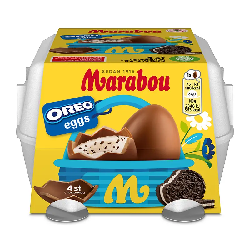 Marabou Oreo Eggs 4-pack 20 x 4 st från Marabou | #4263919 | Choklad