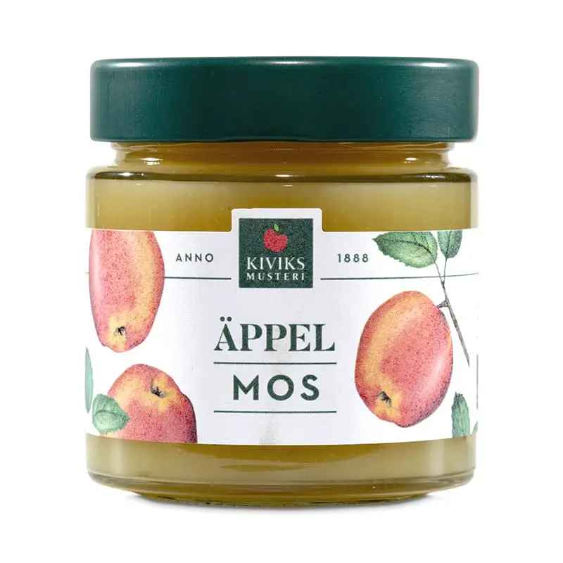 Äppelmos 10 x 200 g från Kiviks Musteri | #42940 | Sylt, Mos, Marmelad & Gelé