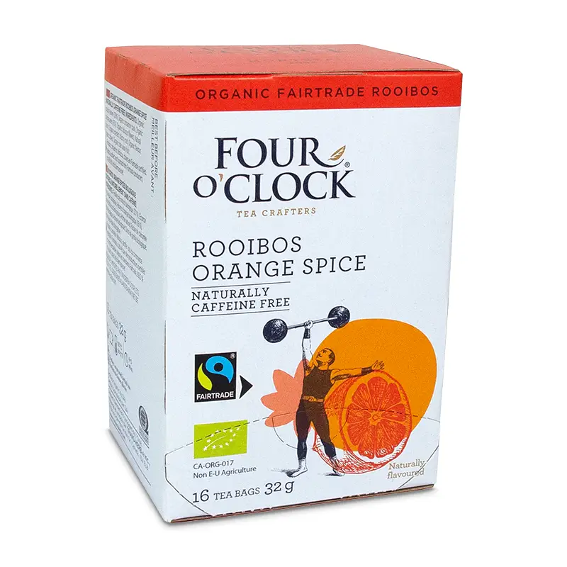 Rooibos Orange Spice 6 x 16 st från Four O'Clock | #43000 | Te
