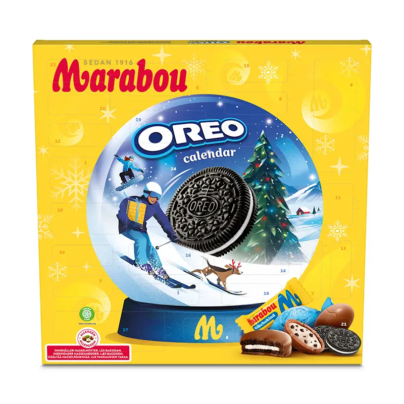 Marabou Oreo Kalender 10 x 275 g från Marabou | #4304612 | Choklad