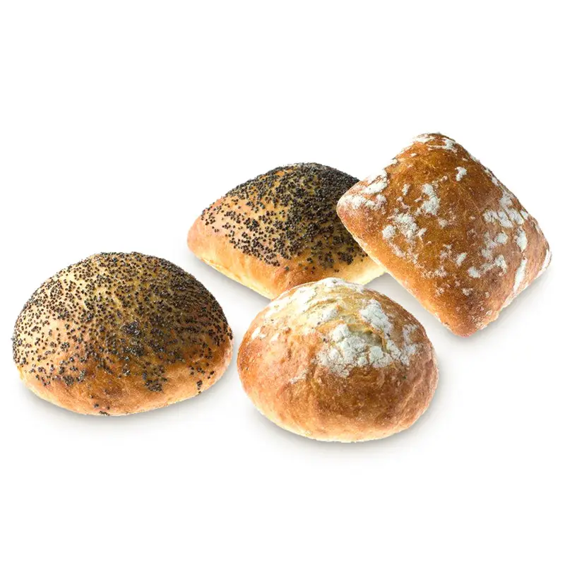 Ljust surdegsbröd Mixkartong 80 x 58 g från Dafgårds | #4933 | Frallor & Portionsbröd