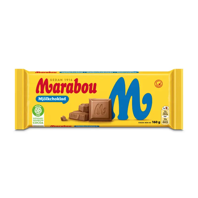Marabou Mjölkchoklad 16 x 160 g från Marabou | #4315378 | Choklad
