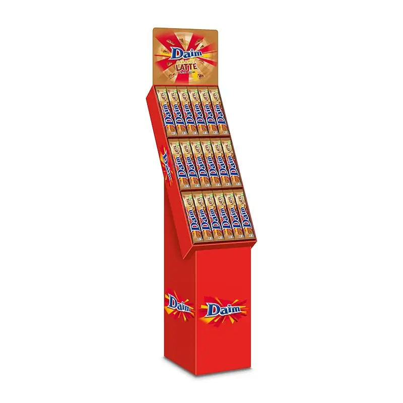 Daim Caramel Latte Lanseringsdisplay 216 x 56 g från Daim | #4317236 | Choklad