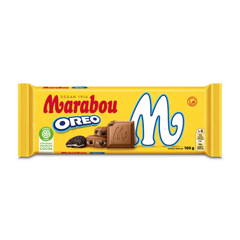 Marabou Mjölkchoklad Med Oreo 15 x 160 g från Marabou | #4318103 | Choklad