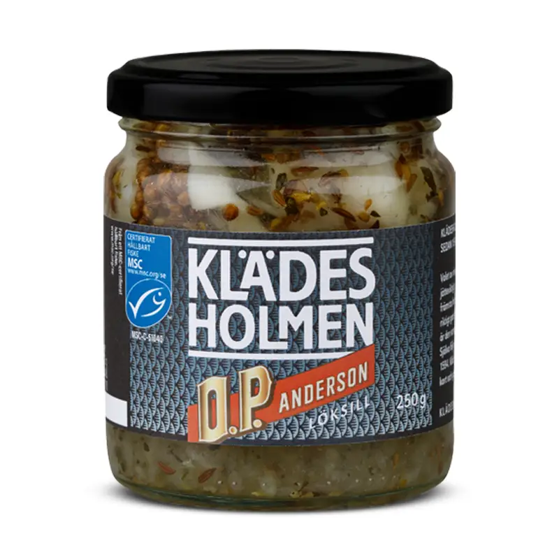 OP Andersson Kryddad Löksill 10 x 250 g från Klädesholmen | #432061 | Fisk