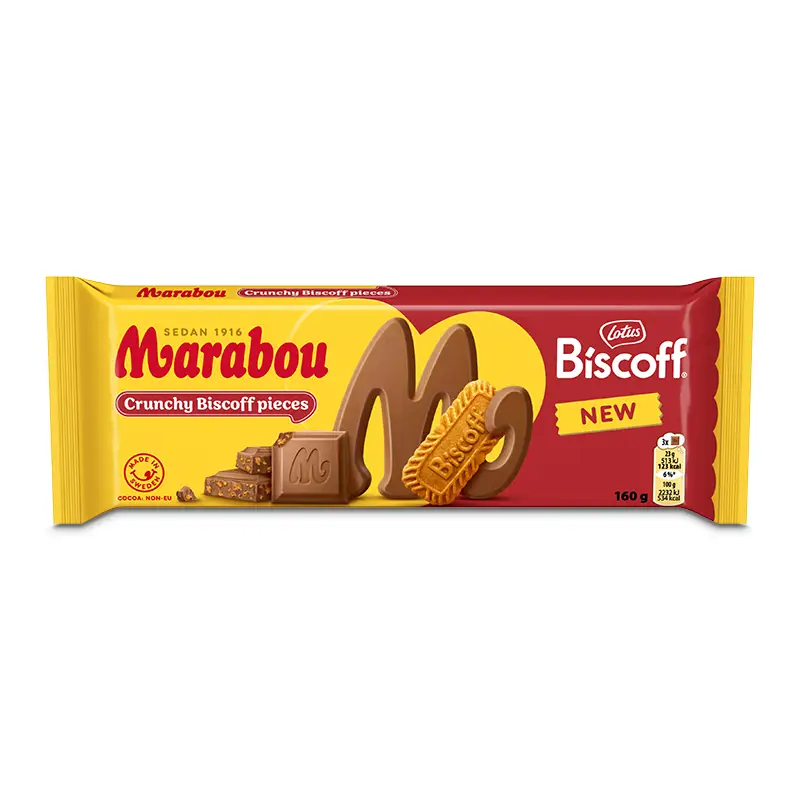 Marabou Biscoff 15 x 160 g från Marabou | #4325300 | Choklad