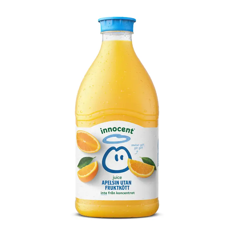 Apelsinjuice utan Fruktkött 6 x 1.5 l från innocent | #437844 | Juice