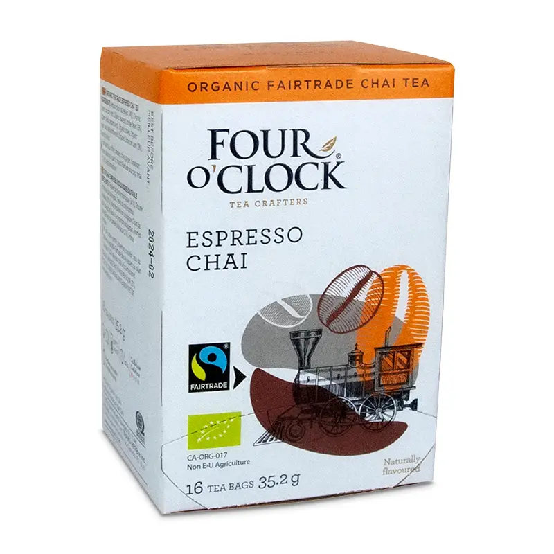 Espresso Chai 6 x 16 st från Four O'Clock | #44000 | Te